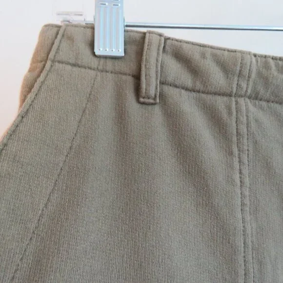 ACACIA Dublin Pant in Moss Green Size S Cotton Raw Hem Casual Travel Vacation - Picture 12 of 16